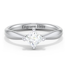 Classic Diamond Solitaire with 4 Prong Setting
