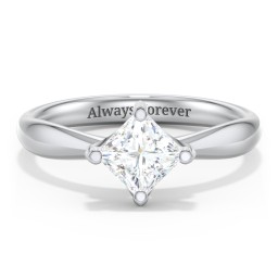 Classic Diamond Solitaire with 4 Prong Setting