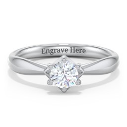 Classic Diamond Solitaire with 6 Prong Setting