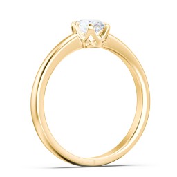 Classic 6-Prong Solitaire Diamond Engagement Ring in 10K Solid Yellow Gold