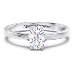 Classic 6-Prong Solitaire Diamond Engagement Ring