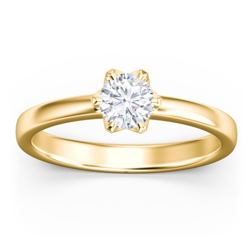 Classic 6-Prong Solitaire Diamond Engagement Ring