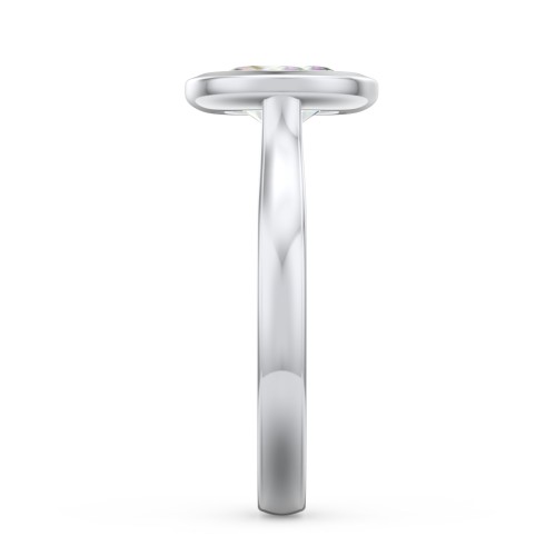 Modern Solitaire Engagement Ring with Bezel Setting