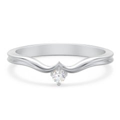 Solitaire Contour Band