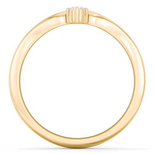 Solitaire Contour Band