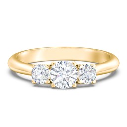 Classic 3-Stone Diamond Engagement Ring