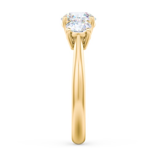 Classic 3-Stone Diamond Engagement Ring