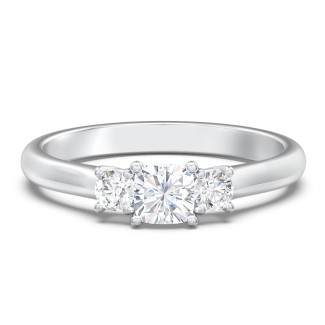 Classic 3-Stone Diamond Engagement Ring