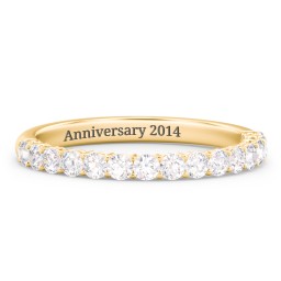 Classic Shared Prong Half Eternity Wedding Band - 1/2 ct. tw.
