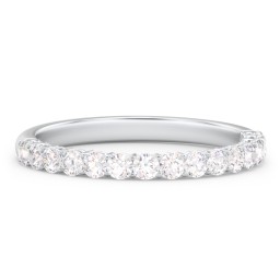 Classic Shared Prong Half Eternity Wedding Band - 1/2 ct. tw.