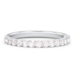 Classic Shared Prong Half Eternity Wedding Band - 1/2 ct. tw.