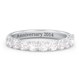 Classic Shared Prong Half Eternity Wedding Band - 1 ct. tw.