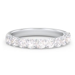 Classic Shared Prong Half Eternity Wedding Band - 1 ct. tw.