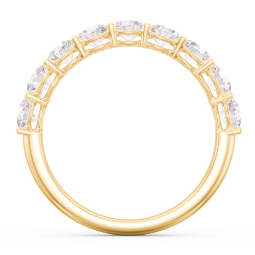 Classic Shared Prong Half Eternity Wedding Band - 1 1/2 ct. tw.