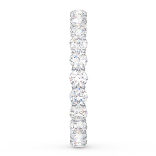Classic Shared Prong Eternity Wedding Band - 1 1/4 ct. tw. – 14K White Gold with Lab Diamonds