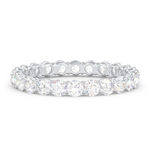 Classic Shared Prong Eternity Wedding Band - 1 1/4 ct. tw. – 14K White Gold with Lab Diamonds