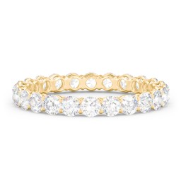 Classic Shared Prong Eternity Wedding Band - 1 1/4 ct. tw. in 10K Solid Yellow Gold with Lab Diamonds