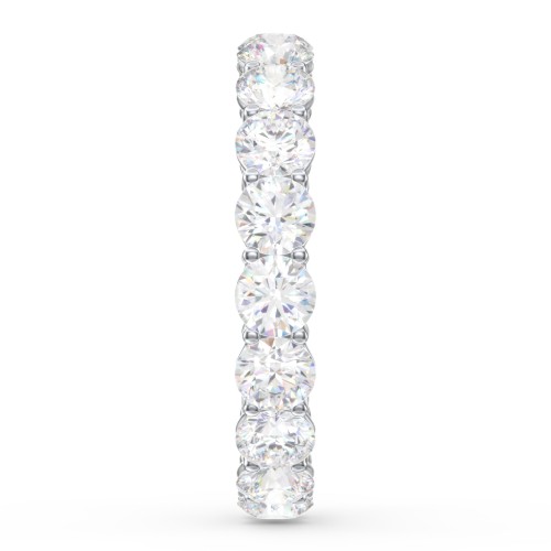 Classic Shared Prong Eternity Wedding Band - 3 ct. tw. – 14K White Gold with Lab Diamonds
