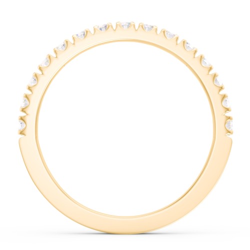 Micro Pavé Half Eternity Wedding Band - 1/2 ct. tw.