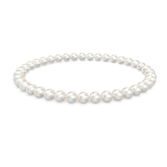 Elastic bracelet of 12 baroque pearls - BRE35-02 | Mihiarii Pearls