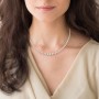 Graduated Freshwater Pearl Necklace With Sterling Silver Clasp