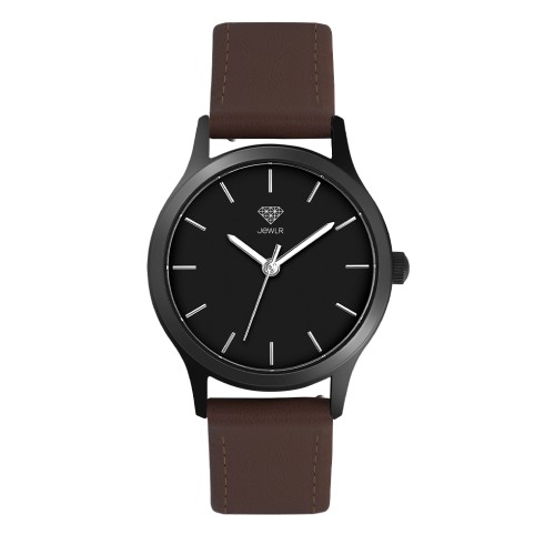 Men's Personalized Dress Watch 32mm Midtown Black Case, Black