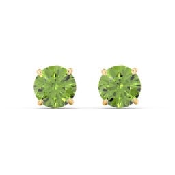1 Carat Solitaire Stud Earrings