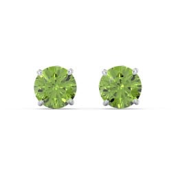 1 Carat Solitaire Stud Earrings