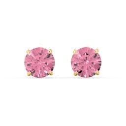1 Carat Solitaire Stud Earrings