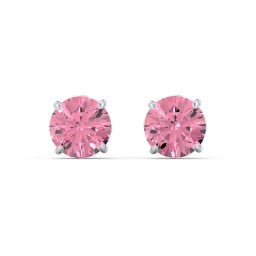 1 Carat Solitaire Stud Earrings