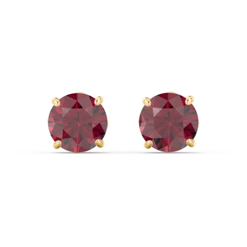 1 Carat Solitaire Stud Earrings