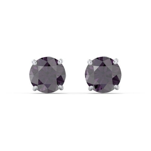 1 Carat Solitaire Stud Earrings