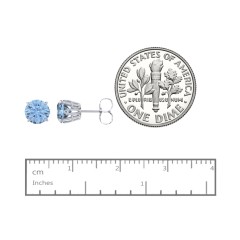 1 Carat Solitaire Stud Earrings