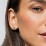 1 Carat Solitaire Stud Earrings – 10K Rose Gold with Cubic Zirconia