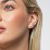 1 Carat Solitaire Stud Earrings – 10K Rose Gold with Cubic Zirconia