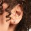 1 Carat Solitaire Stud Earrings – 10K Rose Gold with Cubic Zirconia