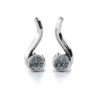 Multi Stone Raindrop Earrings