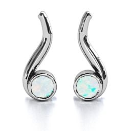 Swirl Drop Earrings