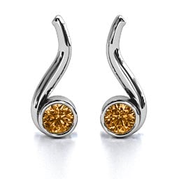 Swirl Drop Earrings