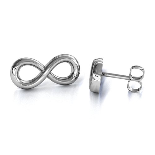 Classic Infinity Earrings – Sterling Silver