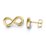 Classic Infinity Earrings – 10K Yellow Gold