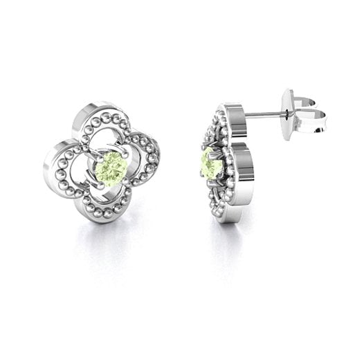 Shimmering Clover Earrings