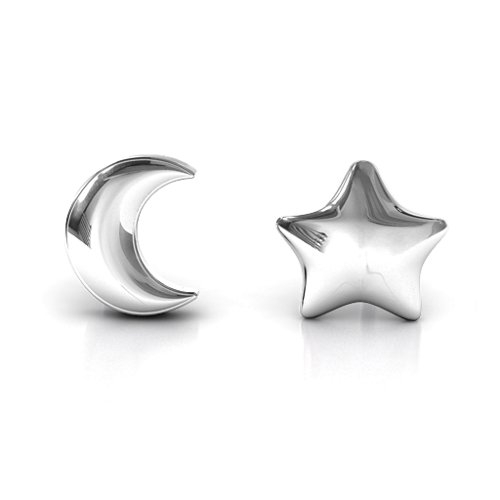 Star and Moon Earrings