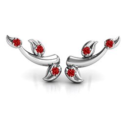 Beyond Be-Leaf Earrings in 925 Sterling Silver