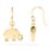 Elephant Earrings – 14K Yellow Gold