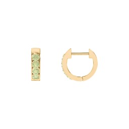 Personalized Gemstone Huggie Earrings