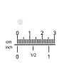 Engravable Hexagon Shape Single Stud