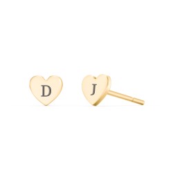Heart Shape Stud Earrings