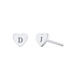 Heart Shape Stud Earrings