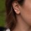 Cloud Shape Stud Earrings – 10K Yellow Gold